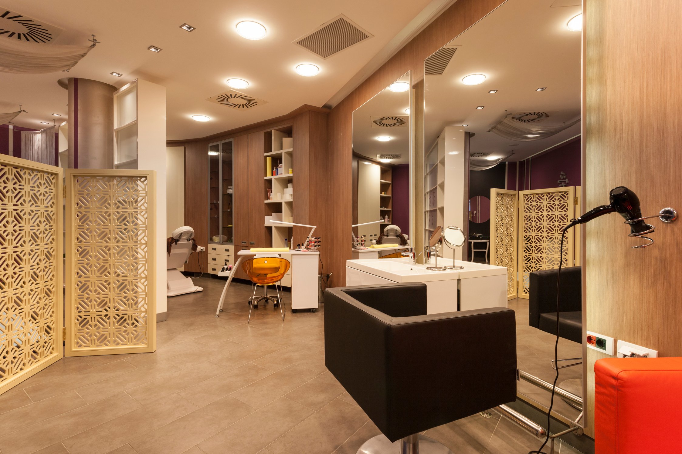 Beauty salon interior